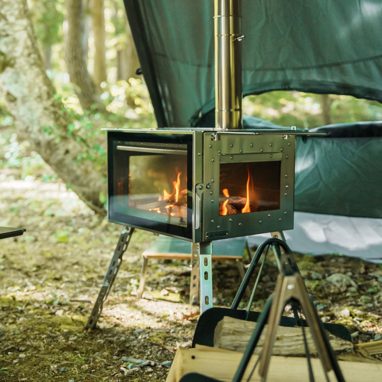 アウトドア薪ストーブ オーラ FG ステンレス / Woodstove AURA FG SUS