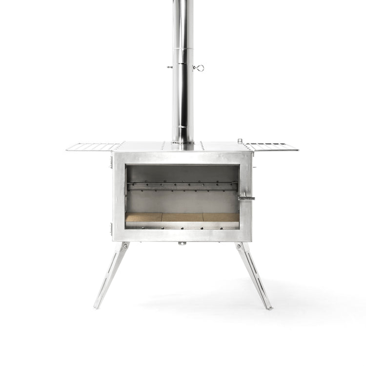 【2023販売終了】オフィシャルサイト限定販売 アウトドア薪ストーブ オーラ ver.2 ステンレス / Woodstove AURA ver.2 SUS