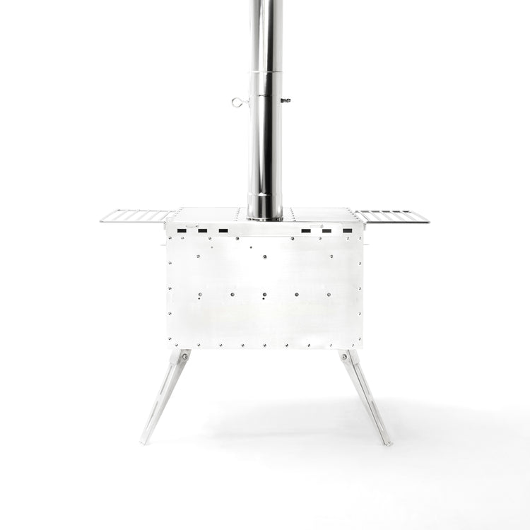 【2023販売終了】オフィシャルサイト限定販売 アウトドア薪ストーブ オーラ ver.2 ステンレス / Woodstove AURA ver.2 SUS