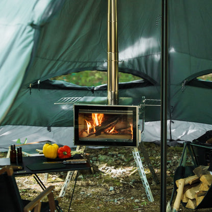 アウトドア薪ストーブ オーラ FG ステンレス / Woodstove AURA FG SUS