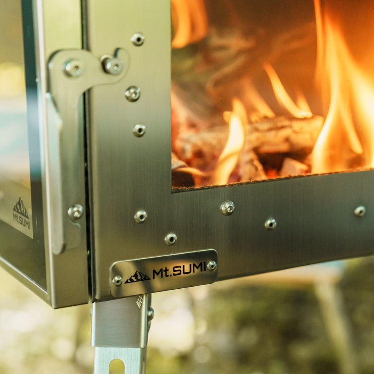 【予約販売分完売・次回9/30 12:00発売】アウトドア薪ストーブ オーラ FG ステンレス / Woodstove AURA FG SUS