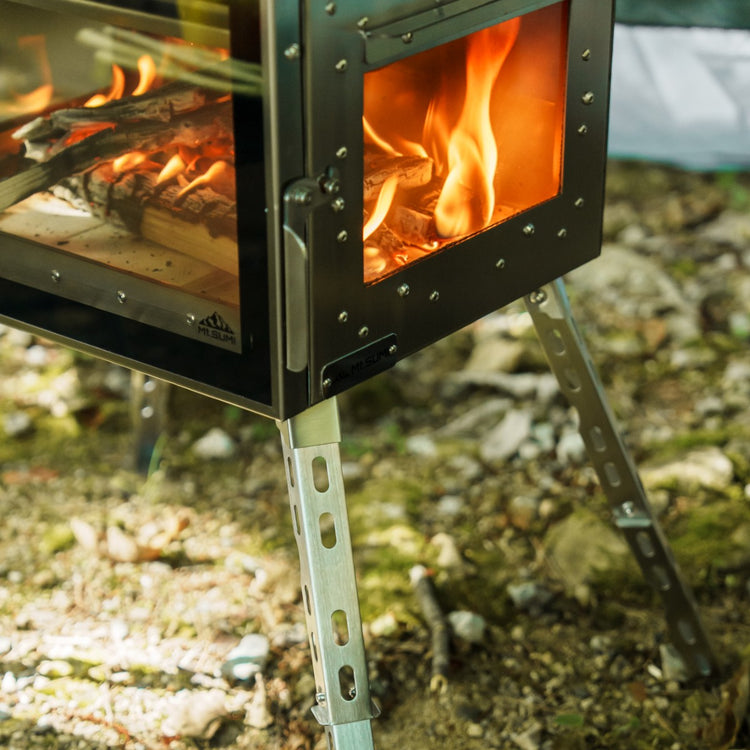 【予約販売分完売・次回9/30 12:00発売】アウトドア薪ストーブ オーラ FG ステンレス / Woodstove AURA FG SUS
