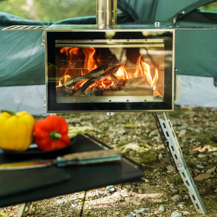 【予約販売分完売・次回9/30 12:00発売】アウトドア薪ストーブ オーラ FG ステンレス / Woodstove AURA FG SUS