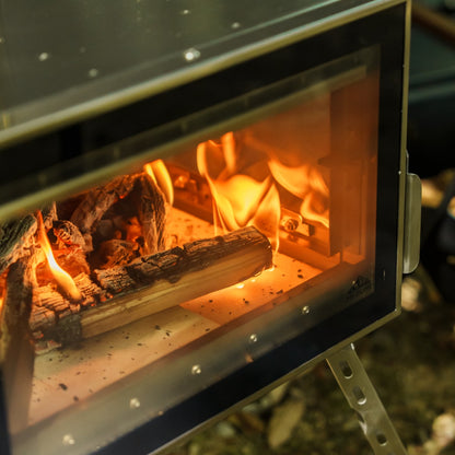 アウトドア薪ストーブ オーラ FG ステンレス / Woodstove AURA FG SUS