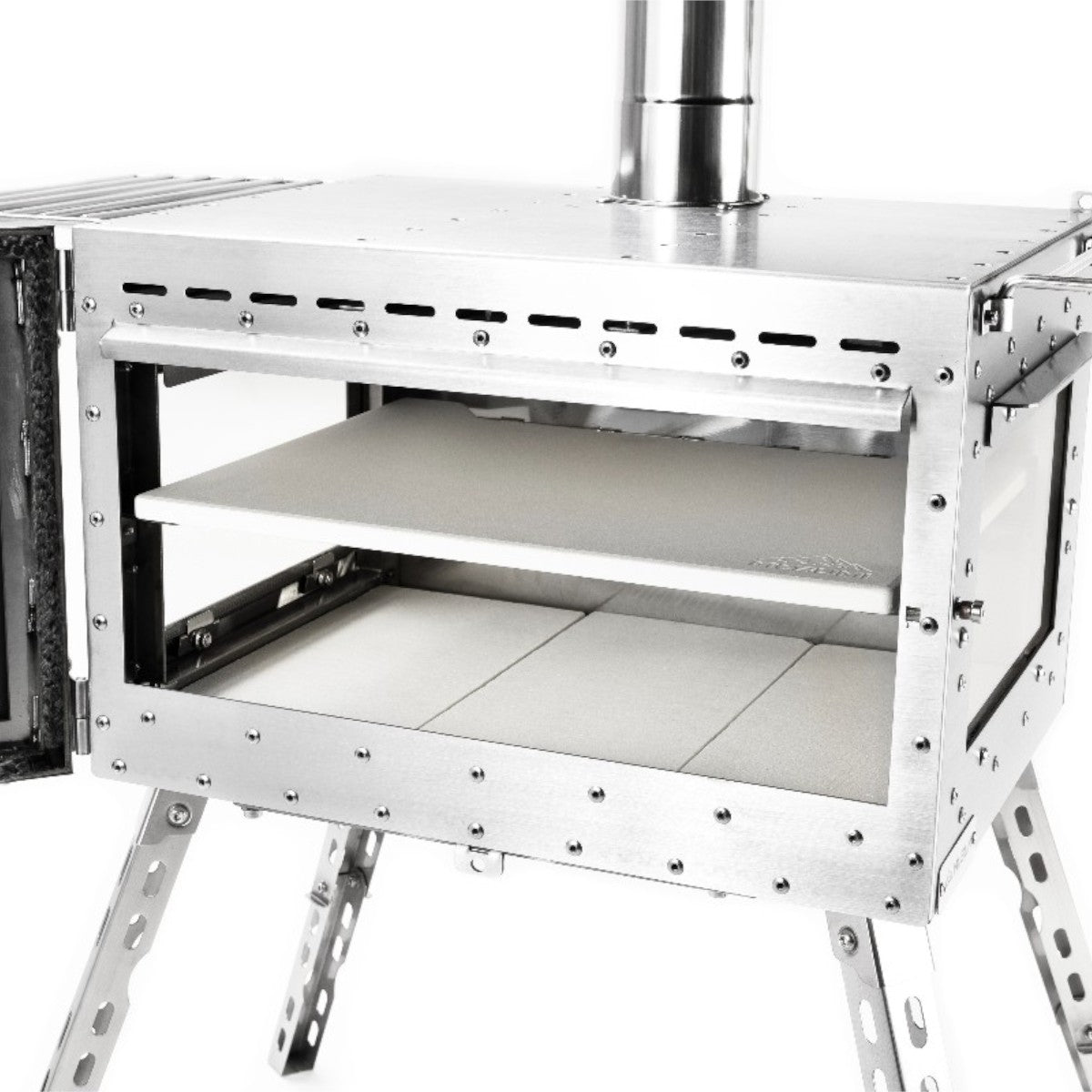 アウトドア薪ストーブ オーラ FG ステンレス / Woodstove AURA FG SUS
