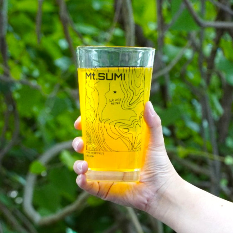MS パイントグラス (等高線) / MS Pint Glass (Contour line pattern)