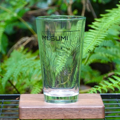 MS パイントグラス (等高線) / MS Pint Glass (Contour line pattern)