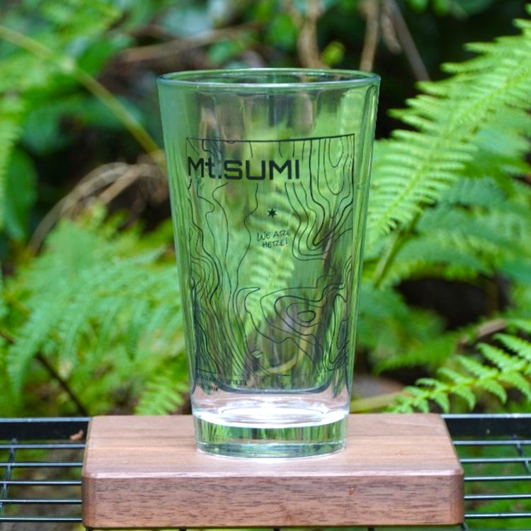 MS パイントグラス (等高線) / MS Pint Glass (Contour line pattern)