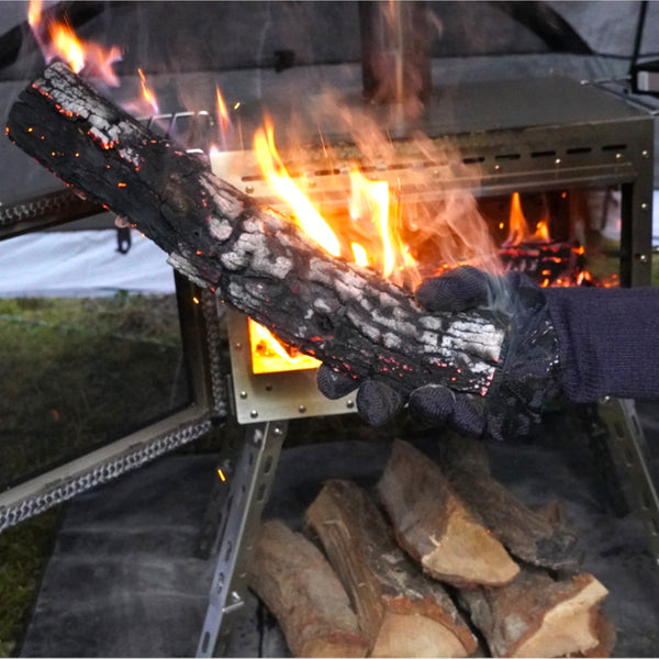 BBQ耐火&耐熱グローブ スミグレー / BBQ TAIKA&TAINETSU Gloves SUMI Gray