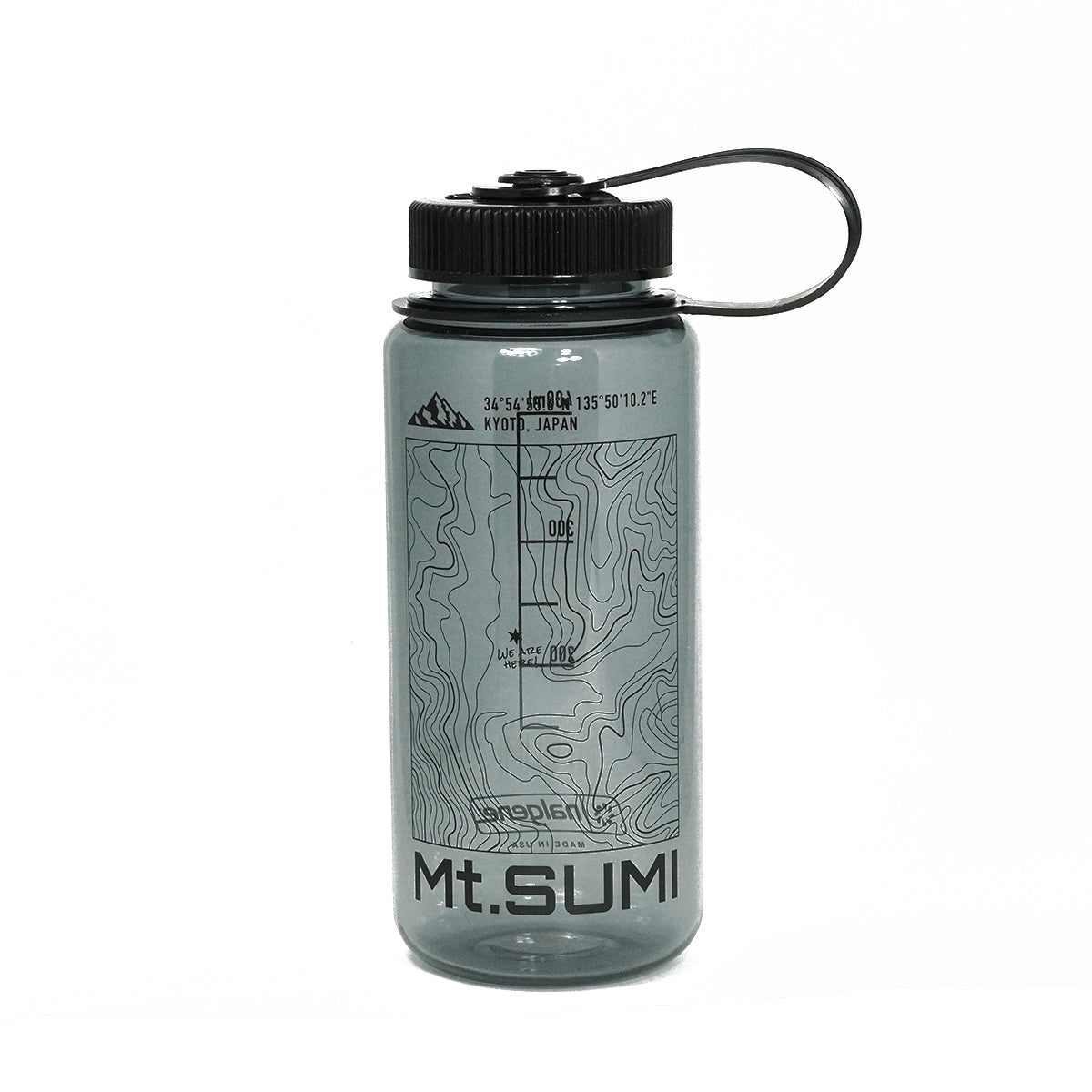 Mt.SUMI別注 Nalgene 広口 0.5L グレー / Mt.SUMI × Nalgene Wide Mouth Water Bottle Gray