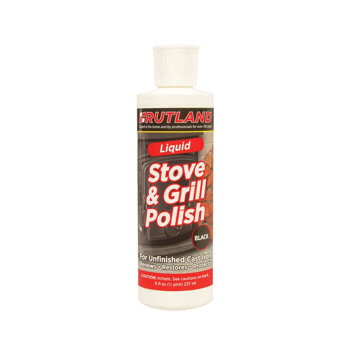 ラトランド ストーブポリッシュ (リキッド・ブラック) 72 / RUTLAND Liquid Stove & Grill Polish for Cast Iron